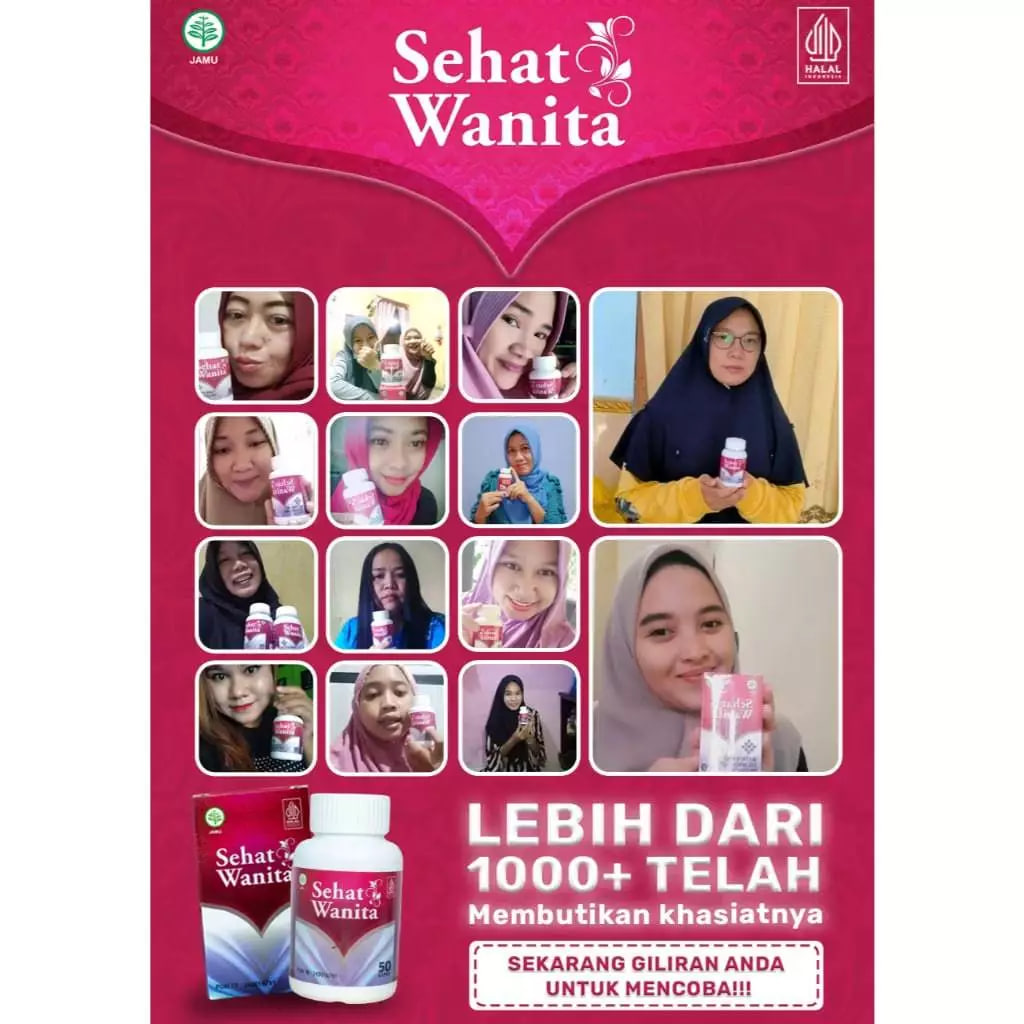 Sehat Wanita Original Isi 100 kapsul Untuk Membantu Atasi Masalah Kewanitaan dan Promil Obat Herbal Keputihan Haid Bau Gatal Benjolan 2