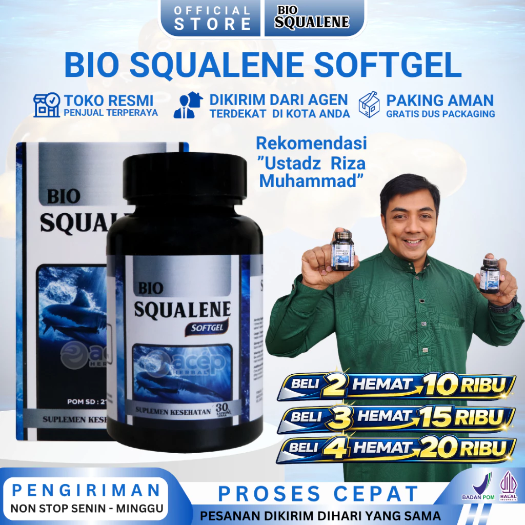 Bio Squalene Softgel Minyak Hati Ikan Hiu Asli 100% Original 4